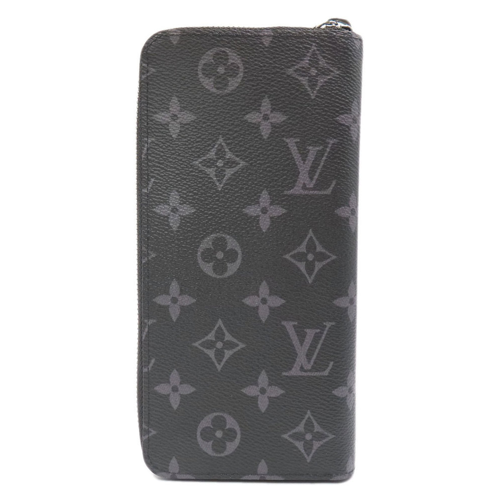 Louis Vuitton Zippy Wallet Vertical Monogram Eclipse Long Wallet With Coin Purse